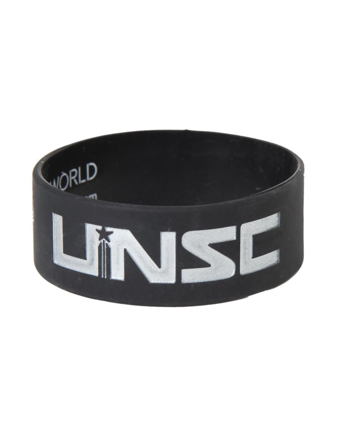 Halo UNSC Rubber Bracelet, , hi-res