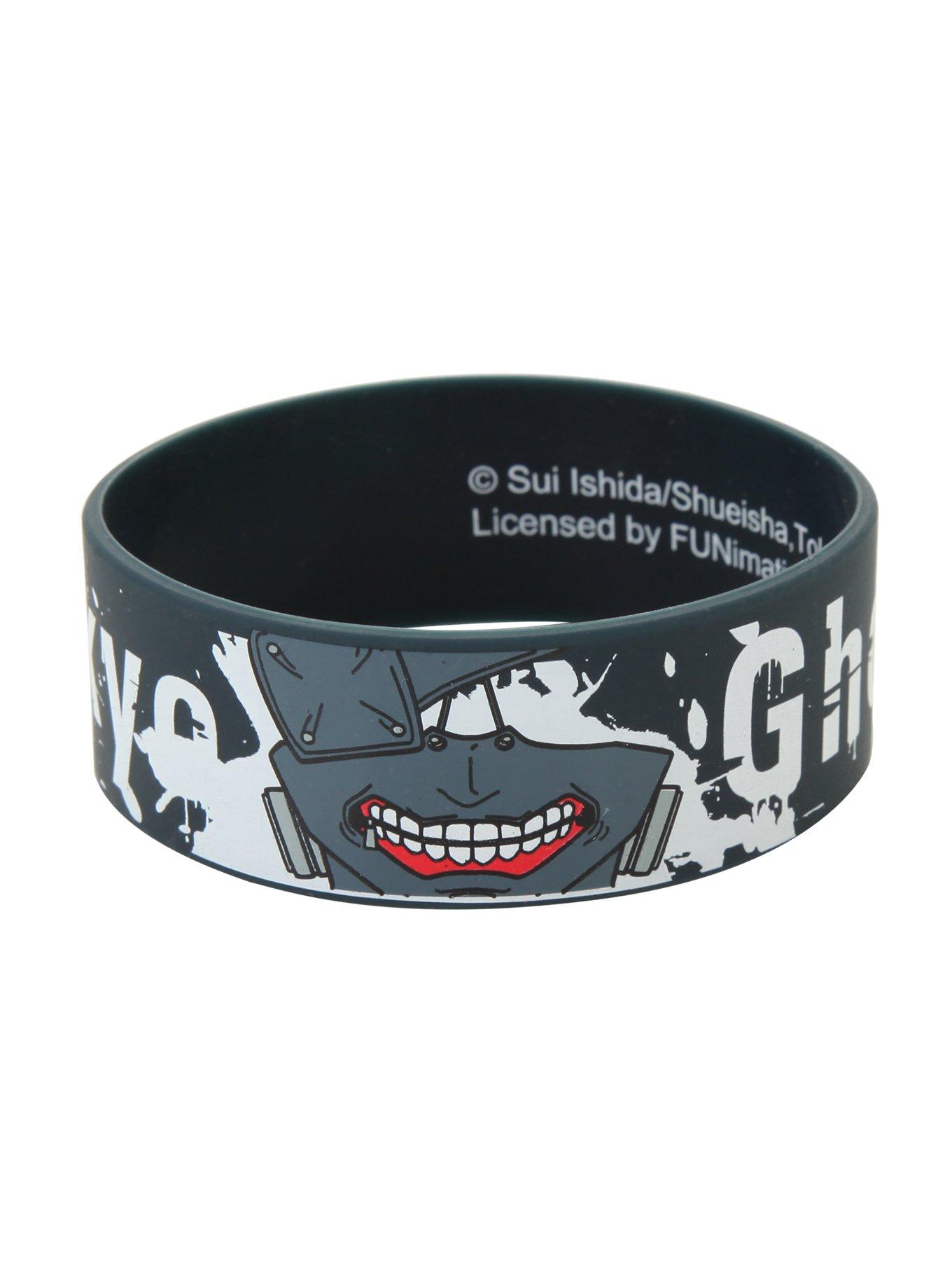 Tokyo Ghoul Kaneki Ken Mask Rubber Bracelet, , hi-res