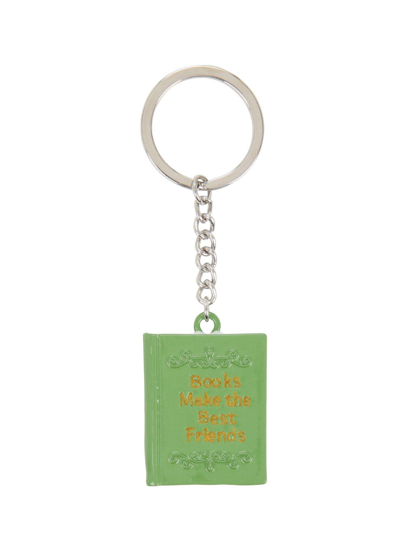 Books Make Best Friends Key Chain, , hi-res