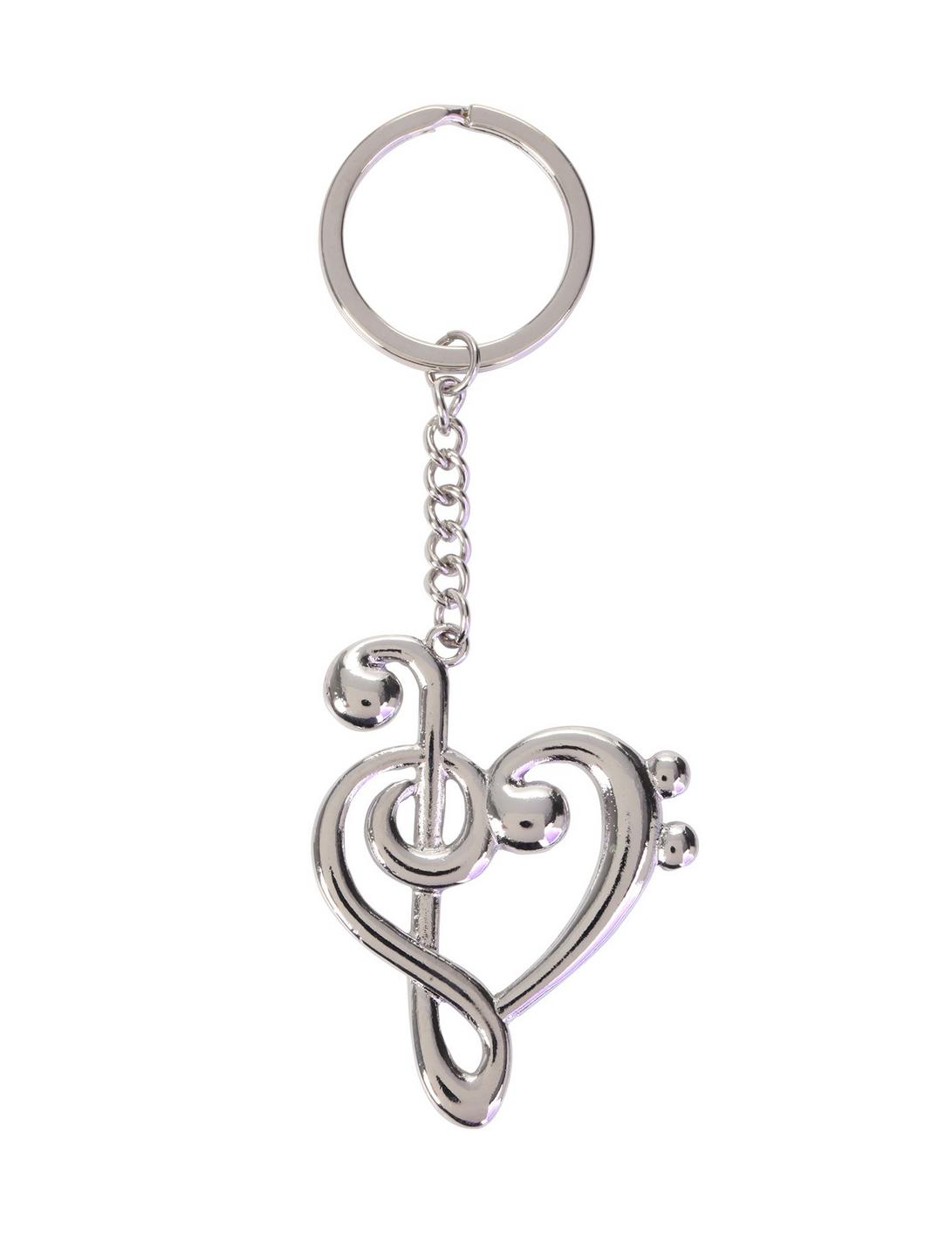 Clef Heart Key Chain, , hi-res