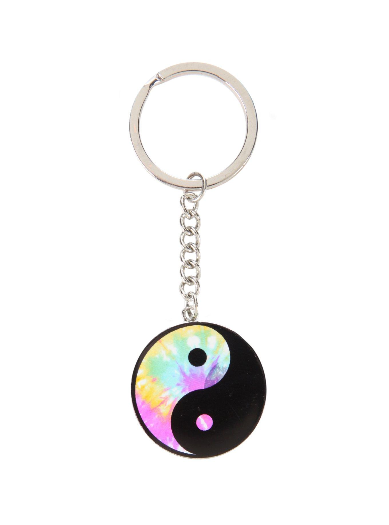 Yin-Yang Tie Dye Key Chain, , hi-res