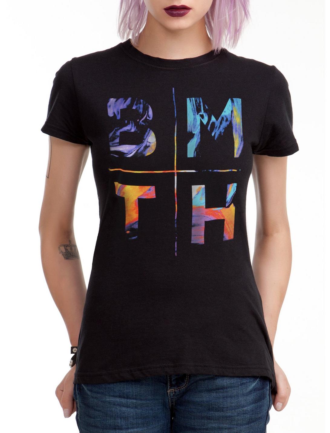 Bring Me The Horizon Stacked Letters Girls T-Shirt, , hi-res