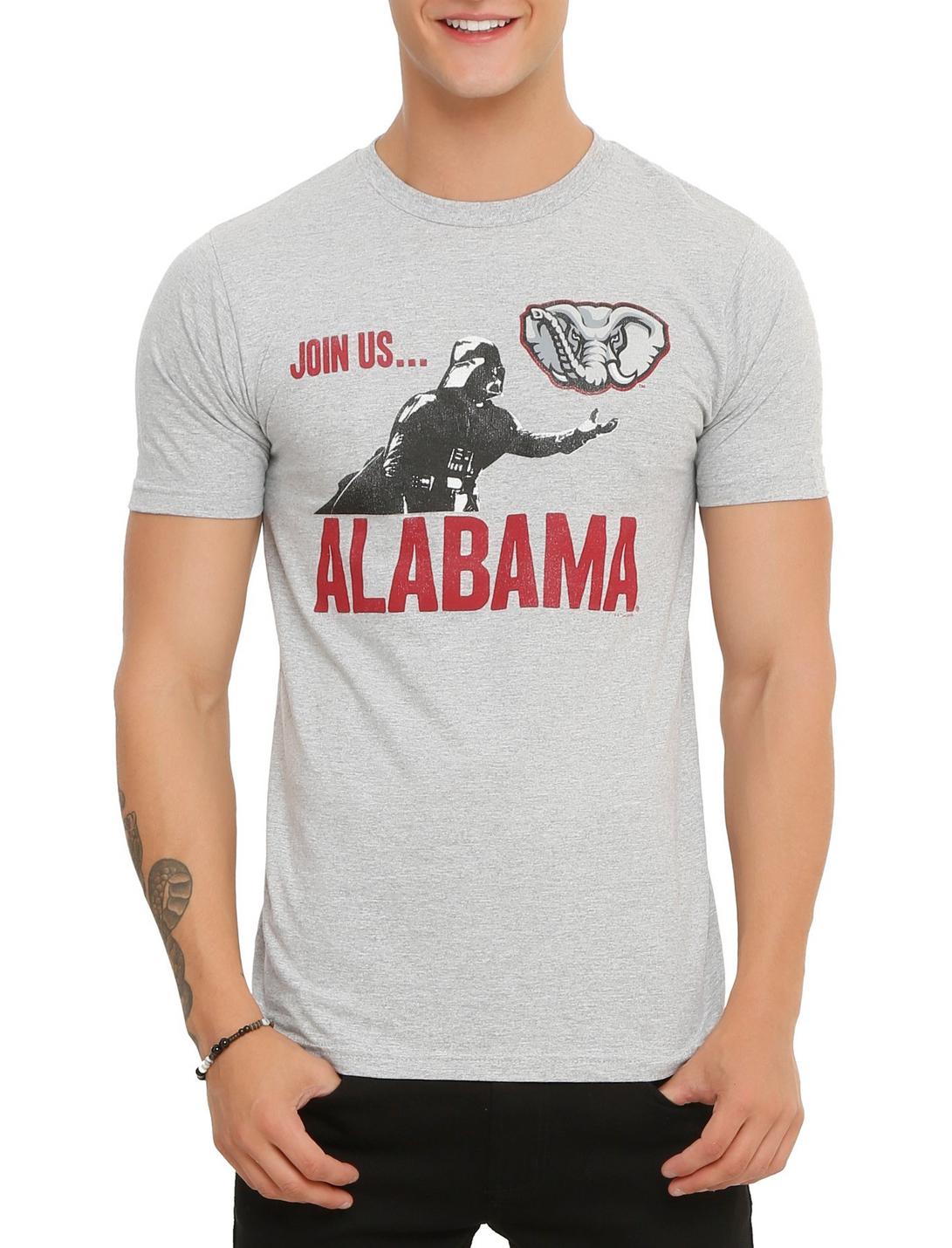 Star Wars NCAA Alabama Darth Vader T-Shirt, BLACK, hi-res