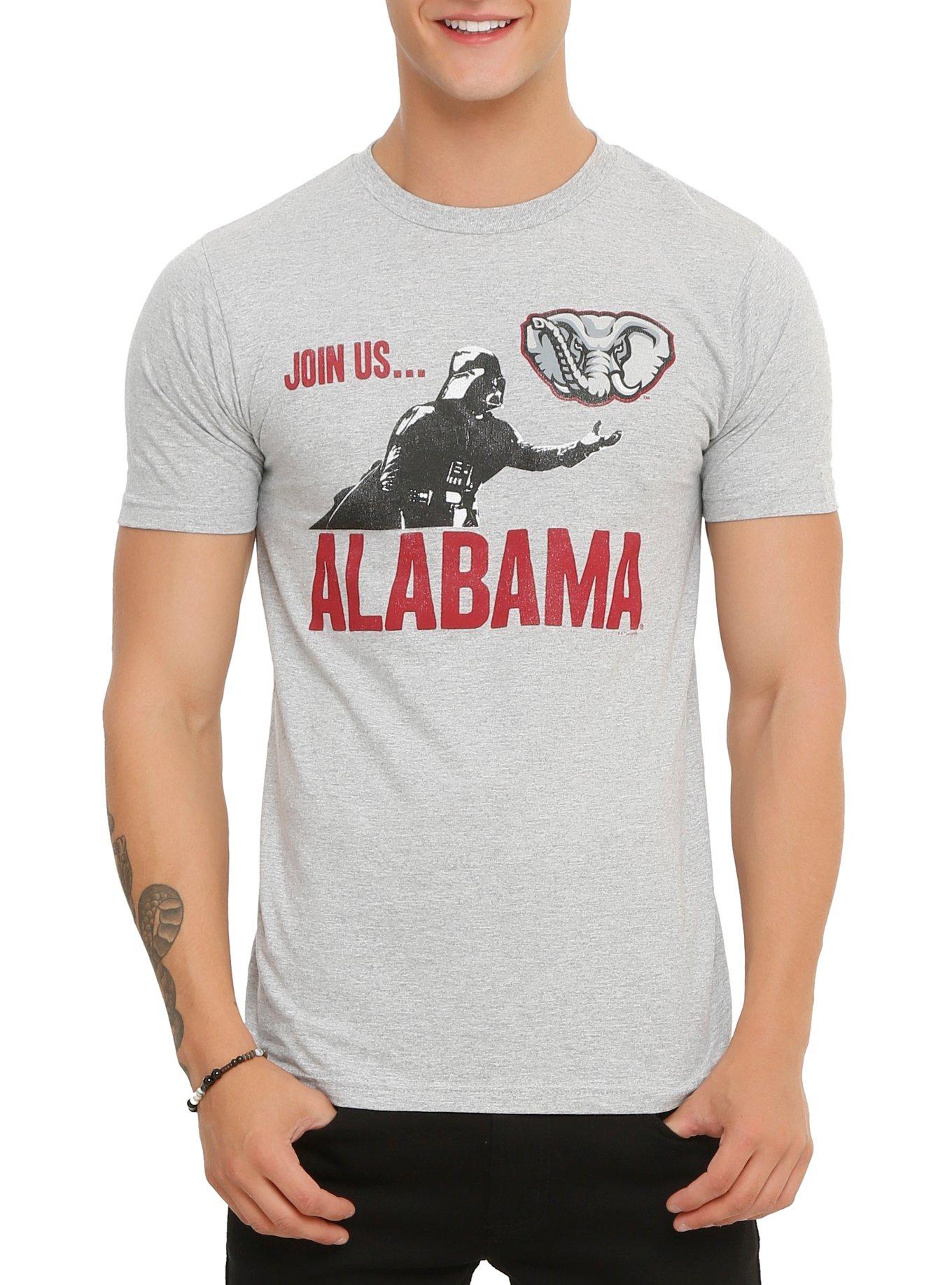 Star Wars NCAA Alabama Darth Vader T-Shirt, BLACK, hi-res
