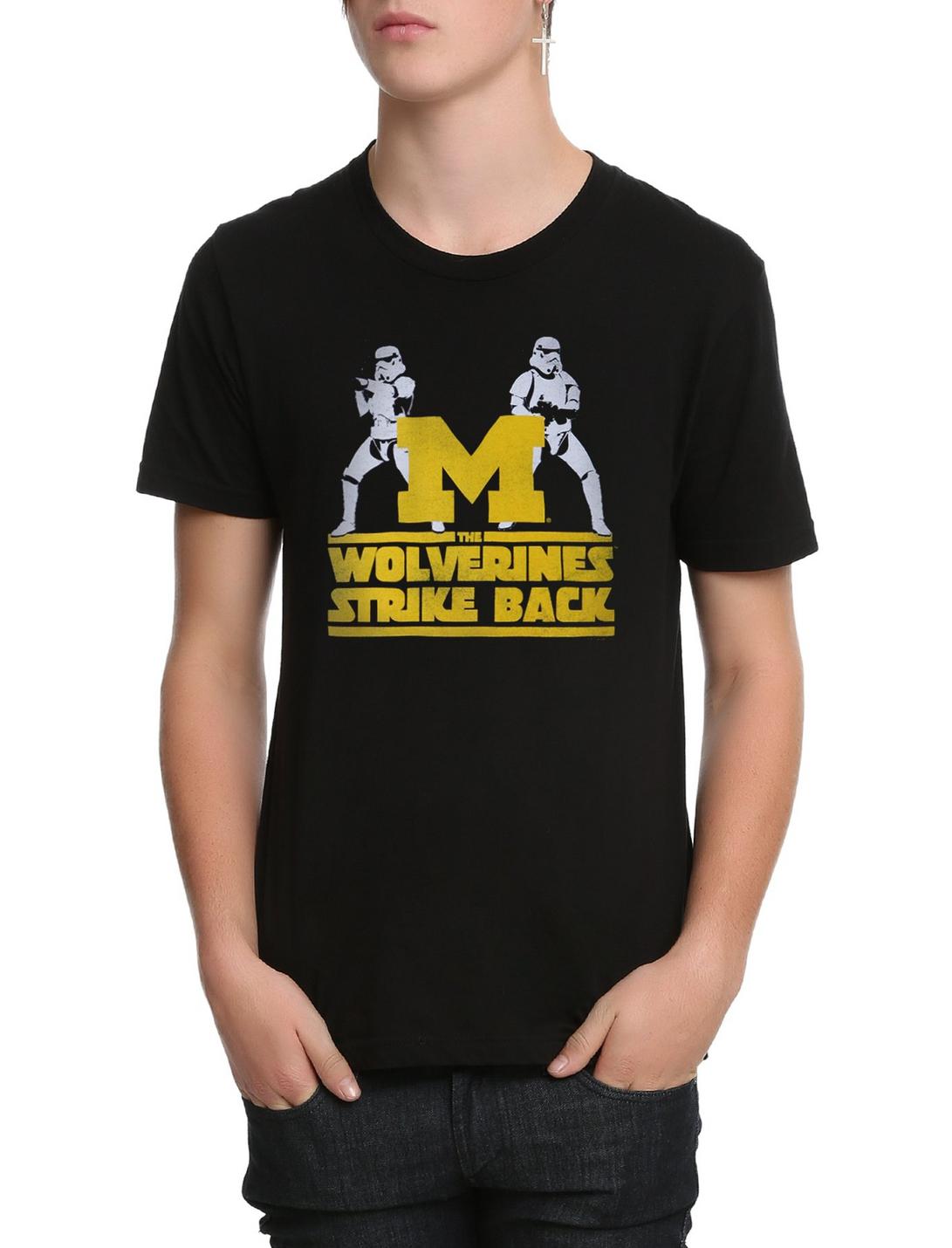 Star Wars NCAA Michigan Stormtroopers T-Shirt, BLACK, hi-res