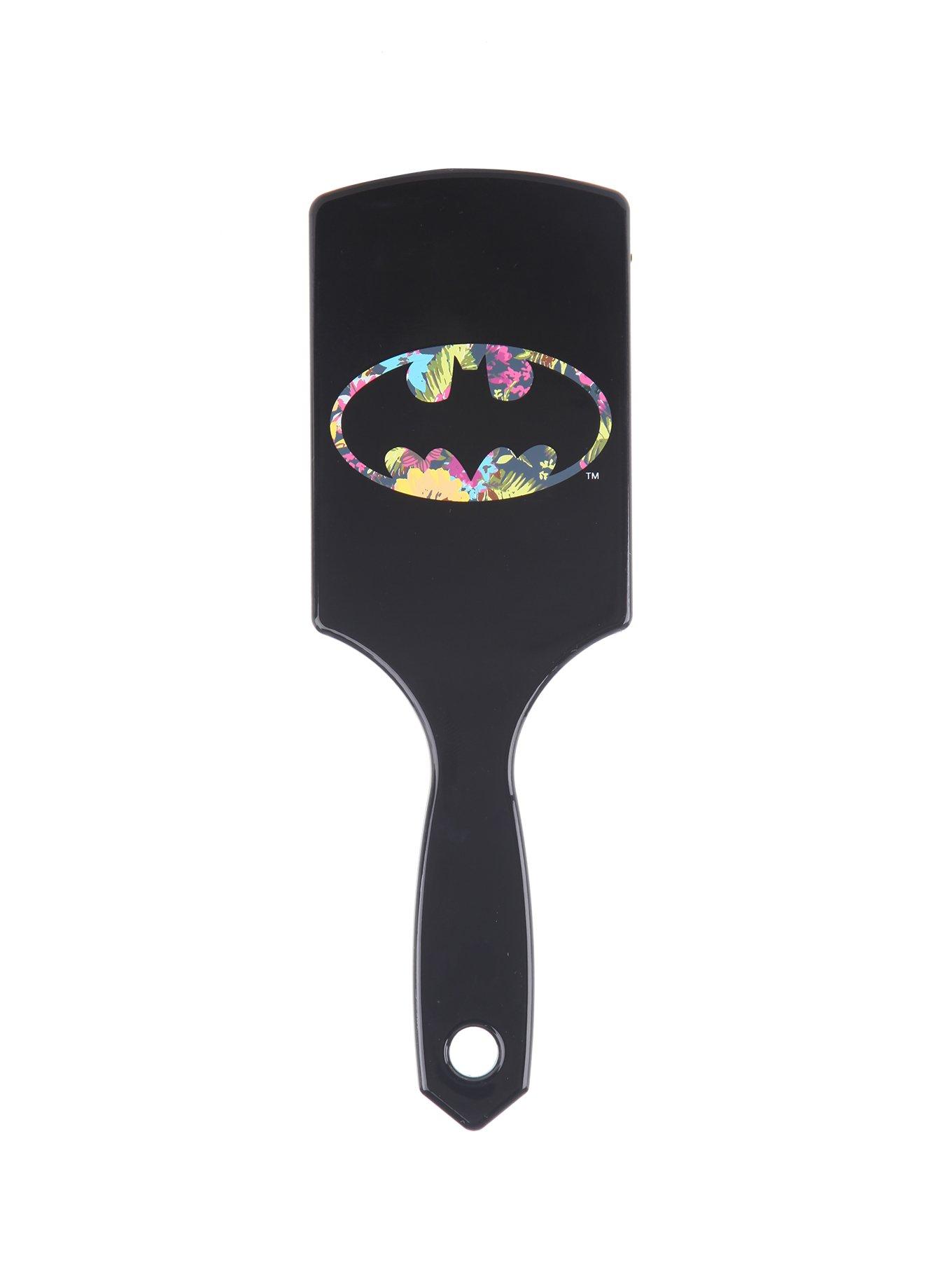 DC Comics Batman Floral Logo Hair Brush, , hi-res