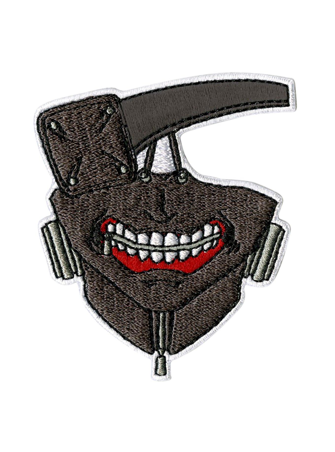 Tokyo Ghoul Mask Iron-On Patch, , hi-res