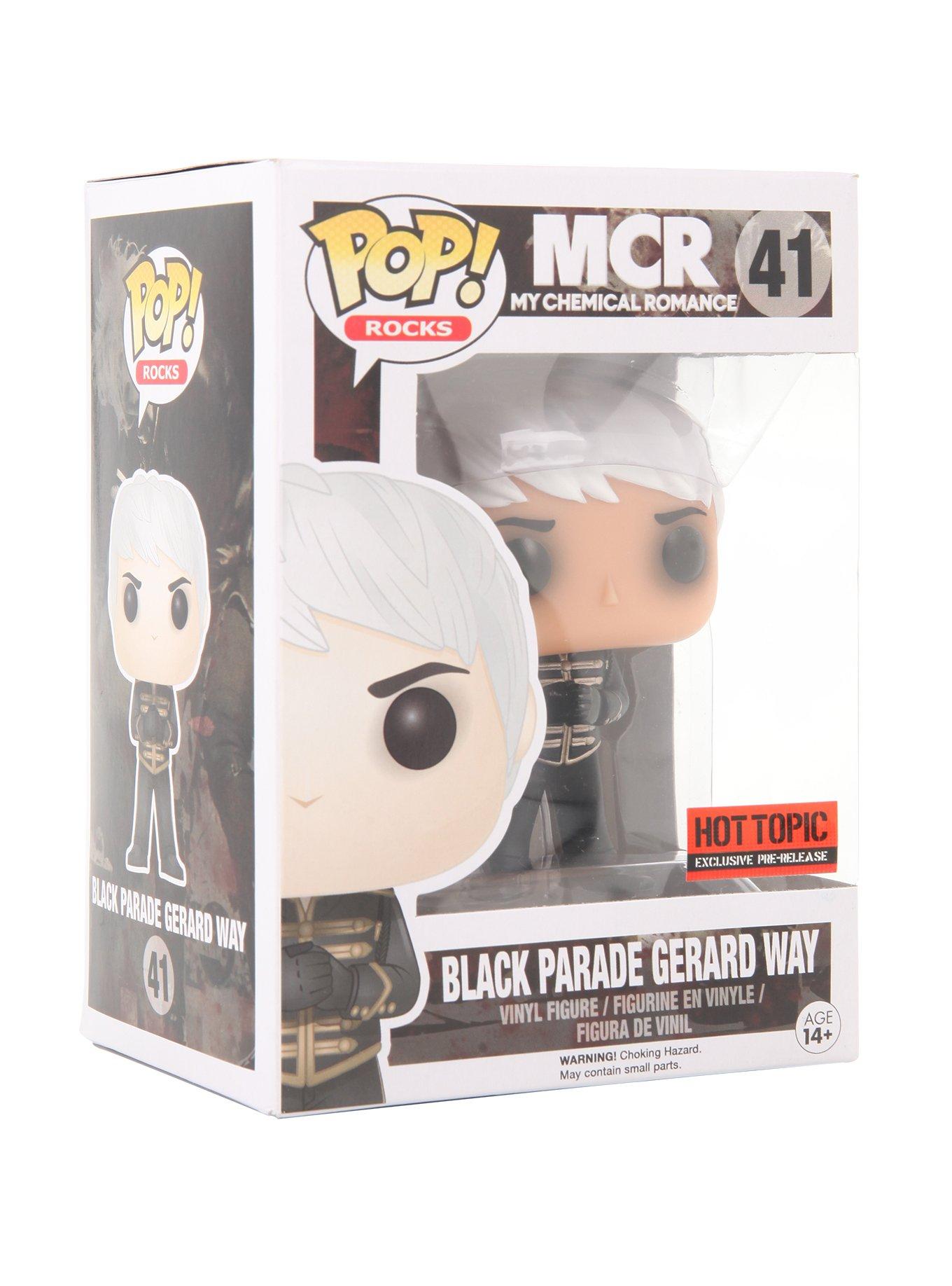 Funko My Chemical Romance Pop! Rocks Black Parade Gerard Way Vinyl Figure Hot Topic Exclusive Pre-Release, , hi-res