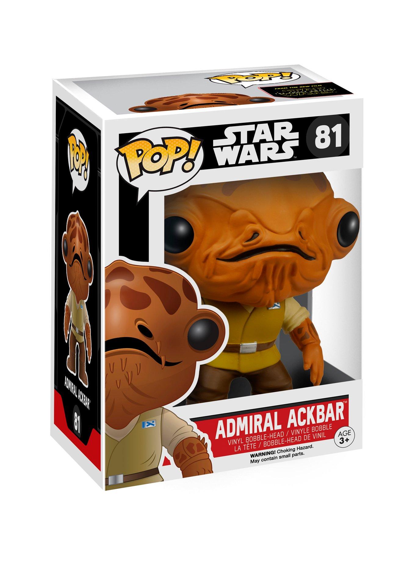 Funko Star Wars Pop! Admiral Ackbar Vinyl Bobble-Head, , hi-res