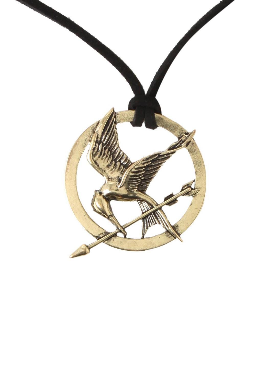 The World Of The Hunger Games Mockingjay Cord Necklace, , hi-res