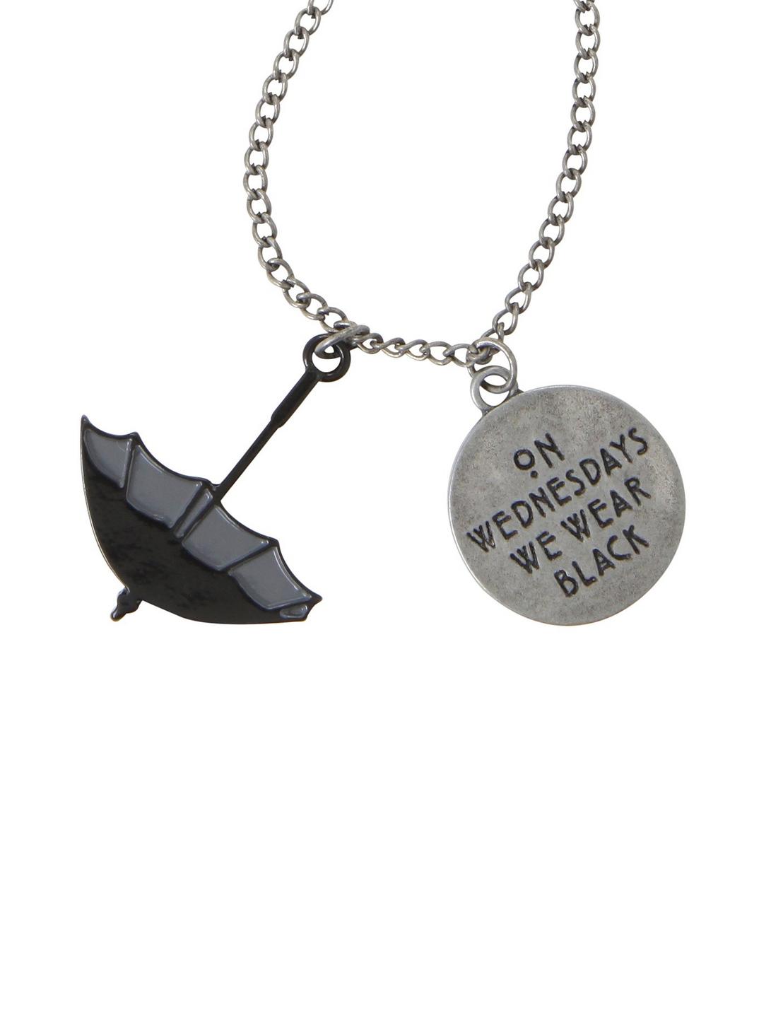 American Horror Story: Coven On Wednesdays We Wear Black Necklace, , hi-res