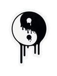 Drippy Yin-Yang Sticker, , hi-res