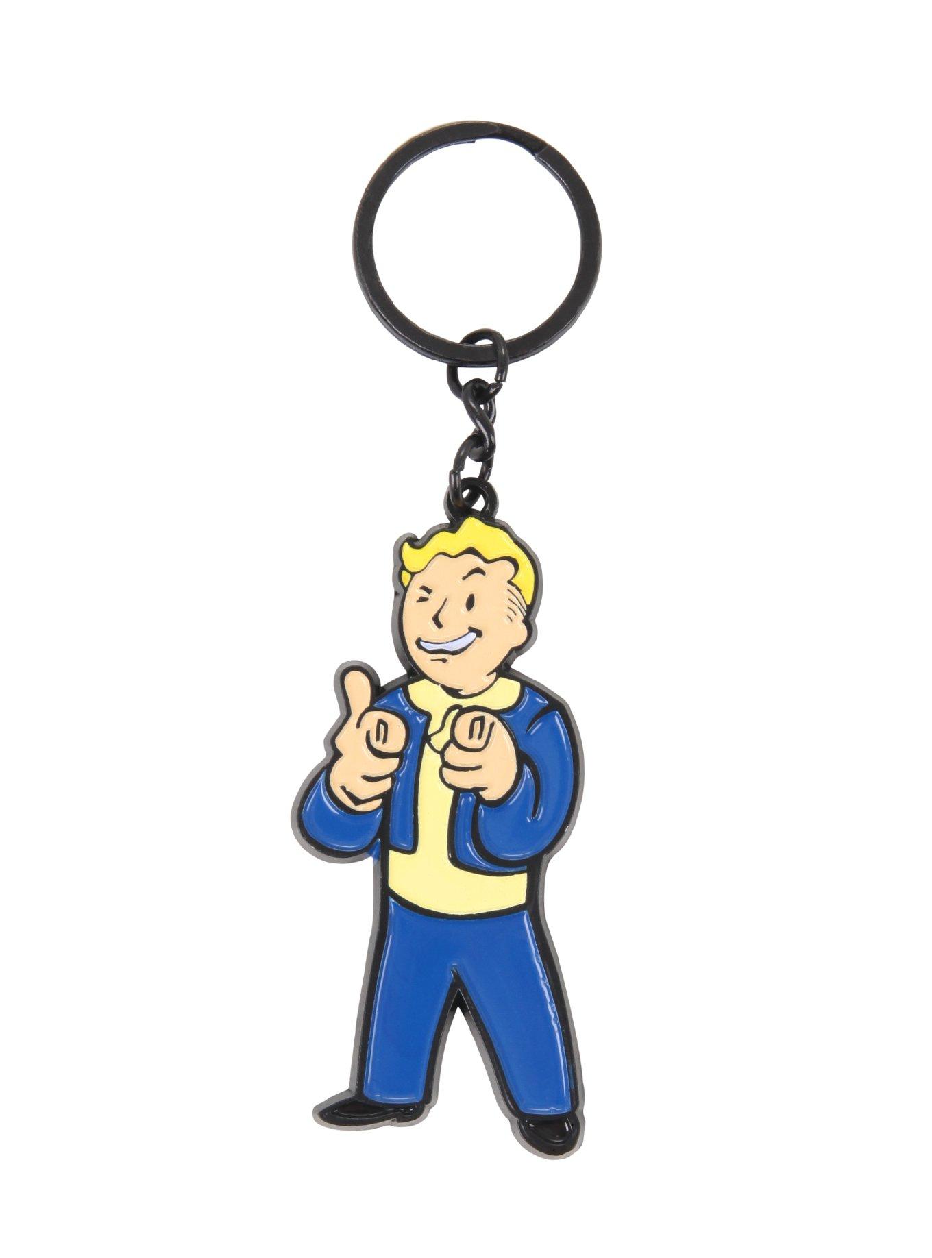 Fallout Vault Boy Key Chain, , hi-res