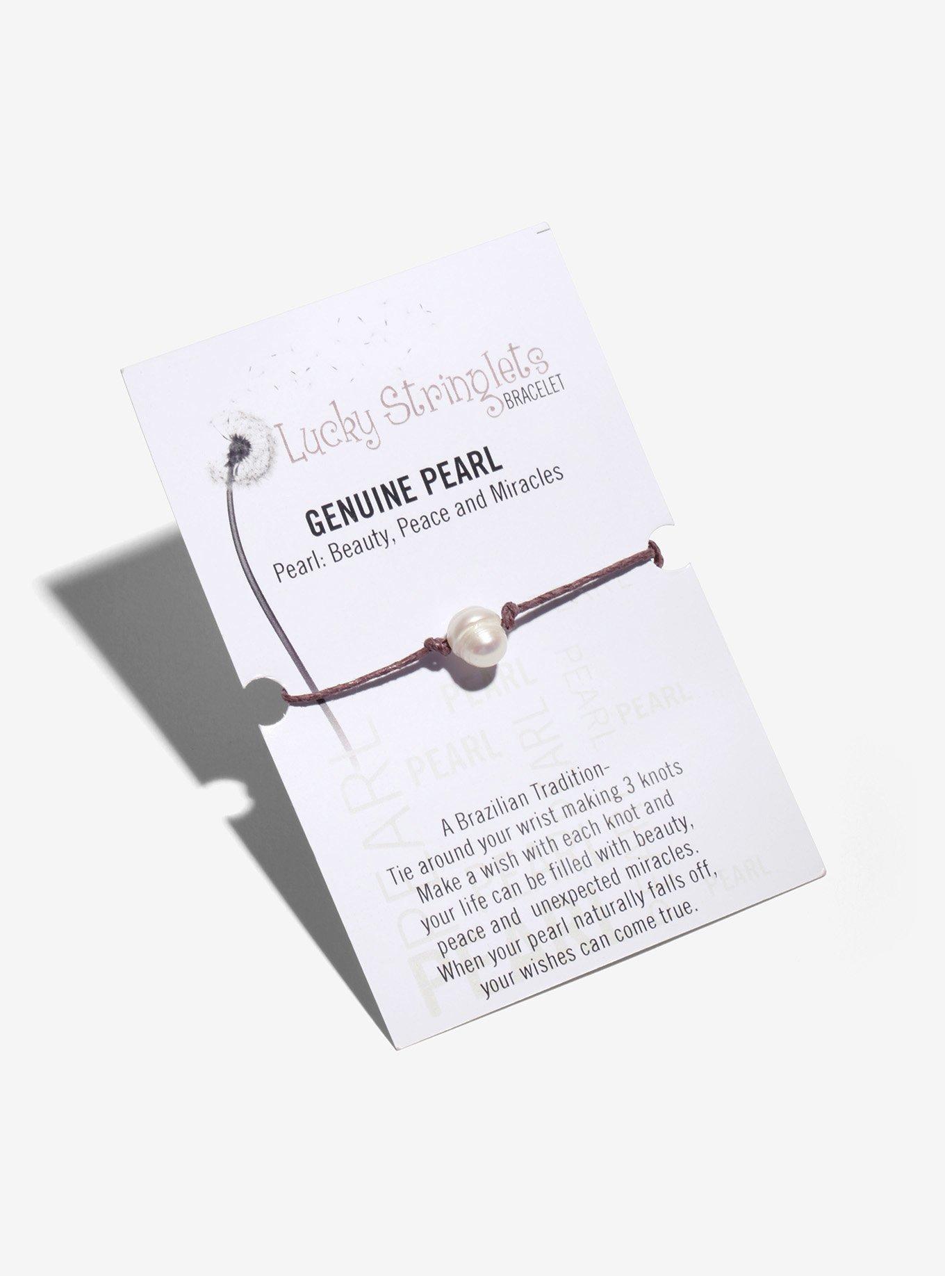 Lucky Stringlets Genuine Pearl Bracelet, , hi-res