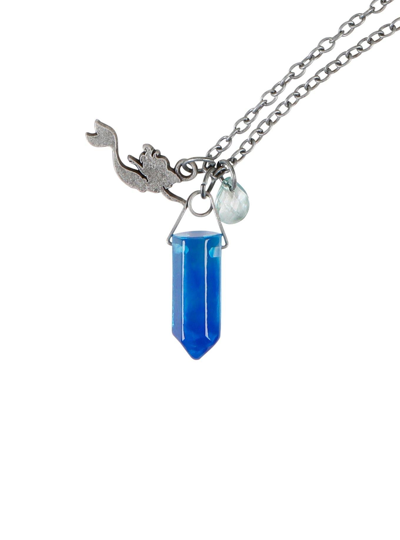 Disney The Little Mermaid Ariel Crystal Necklace, , hi-res