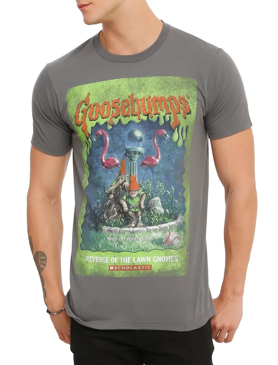 Goosebumps Revenge Of The Lawn Gnomes T-Shirt, BLACK, hi-res