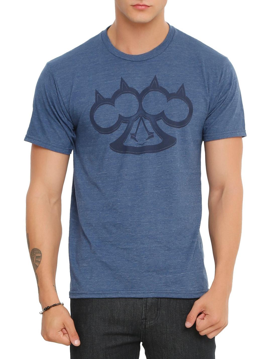 Assassin's Creed Syndicate Brass Knuckles Logo T-Shirt, BLACK, hi-res