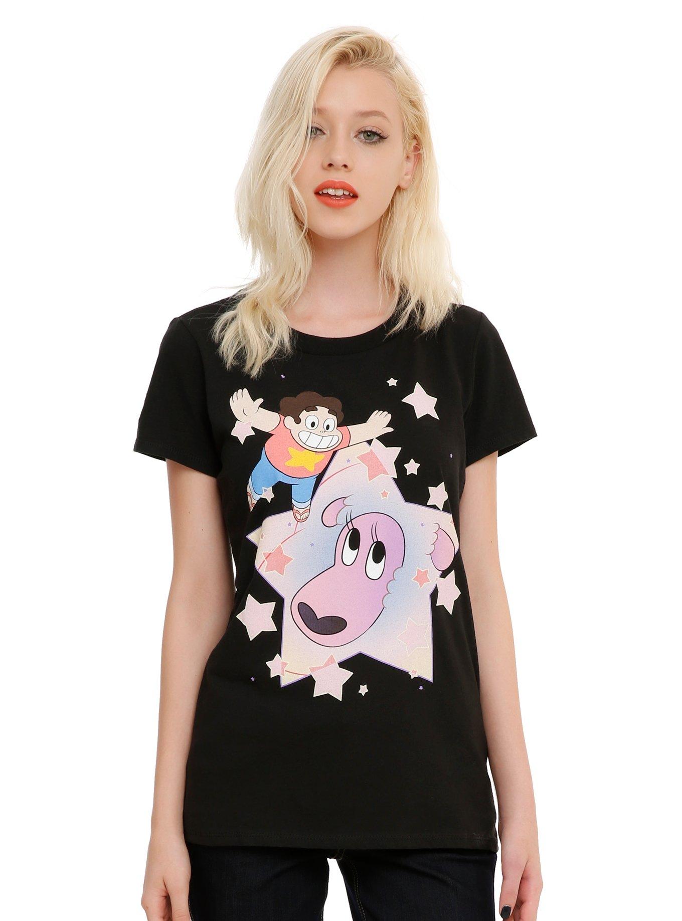 Steven Universe Lion Girls T-Shirt, BLACK, hi-res