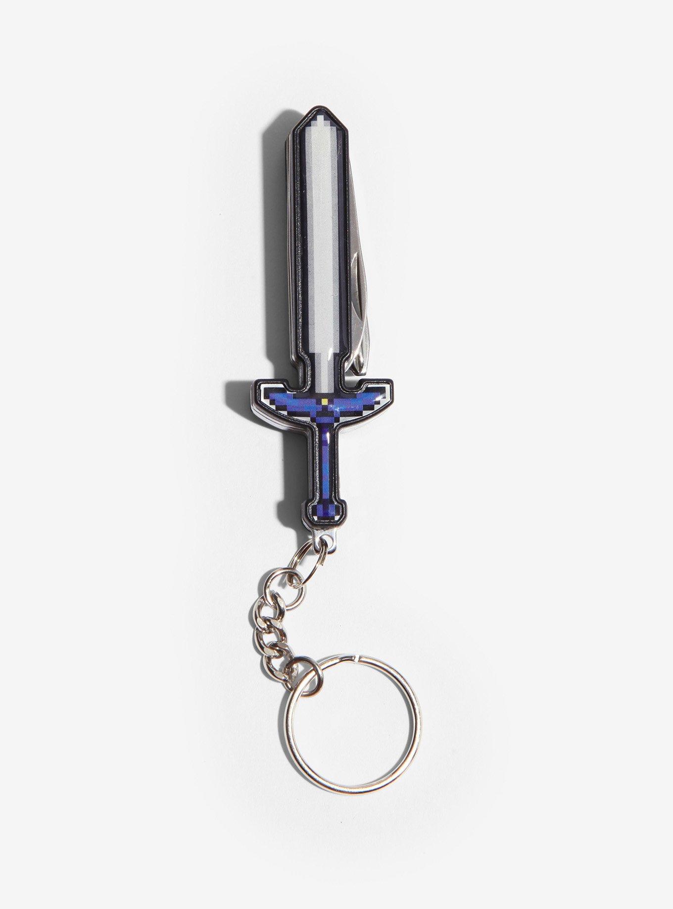 8-Bit Sword Multi-Tool Key Chain, , hi-res