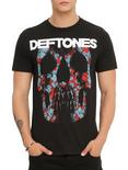 Deftones Rose Skull T-Shirt, , hi-res