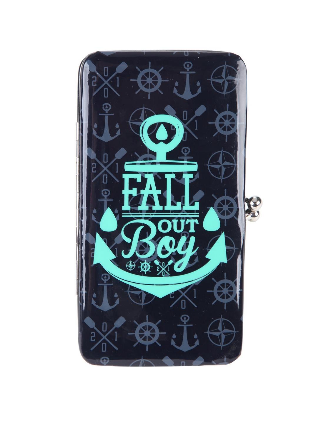 Fall Out Boy Anchor Logo Kisslock Hinge Wallet, , hi-res