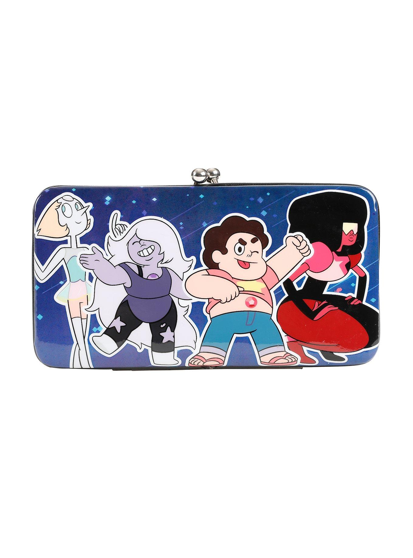 Steven Universe Crystal Gems Kisslock Hinge Wallet, , hi-res