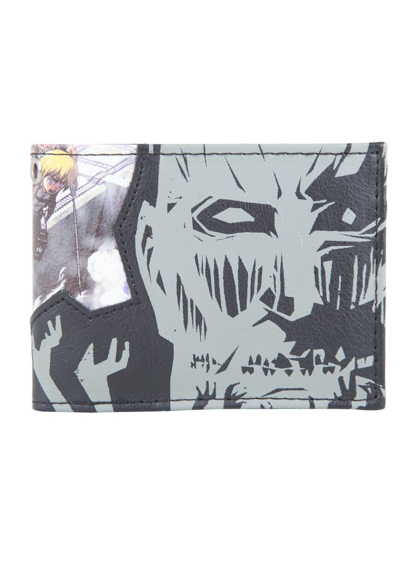 Attack On Titan Wall Battle Bi-Fold Wallet, , hi-res