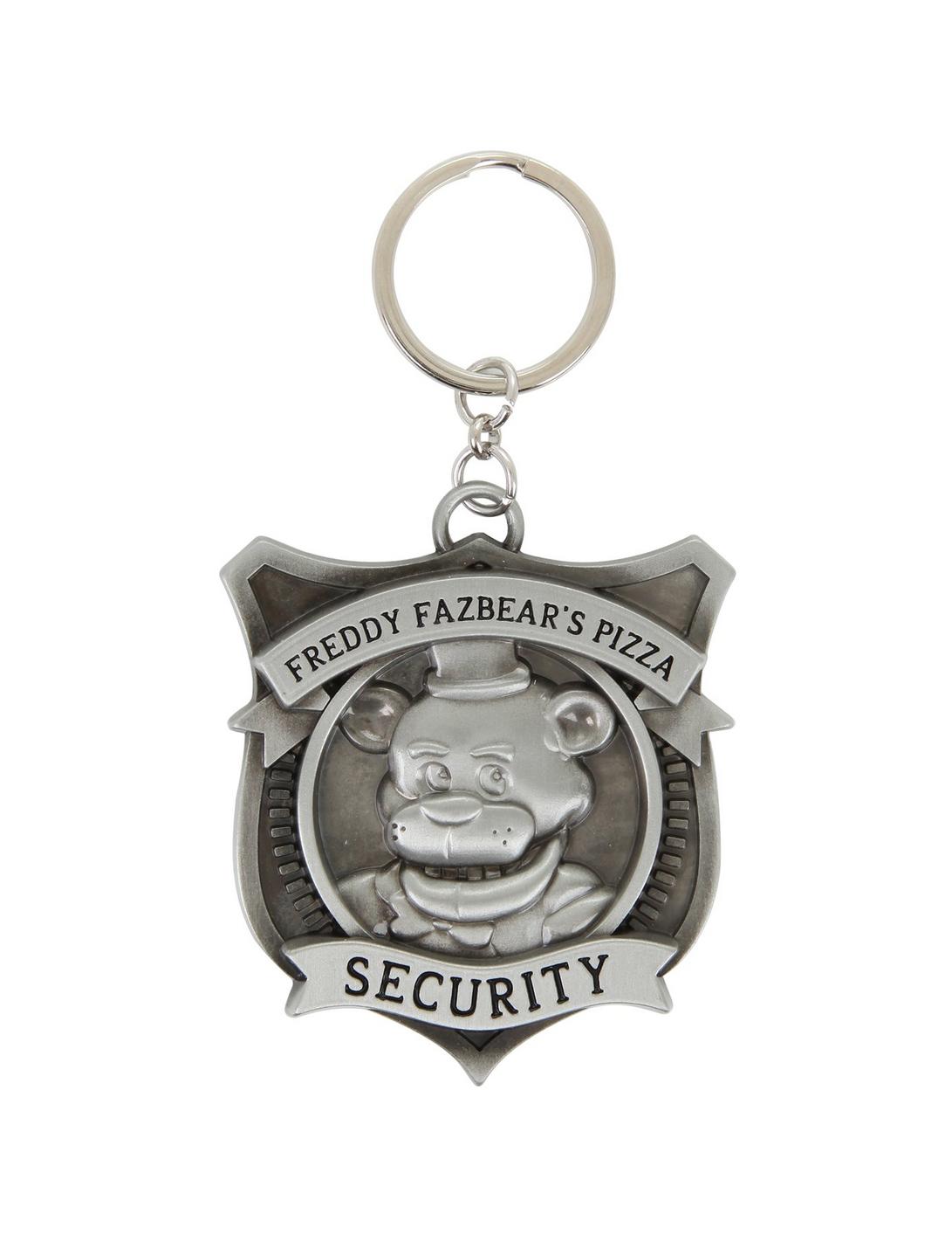 Five Night At Freddy’s Security Badge Key Chain, , hi-res