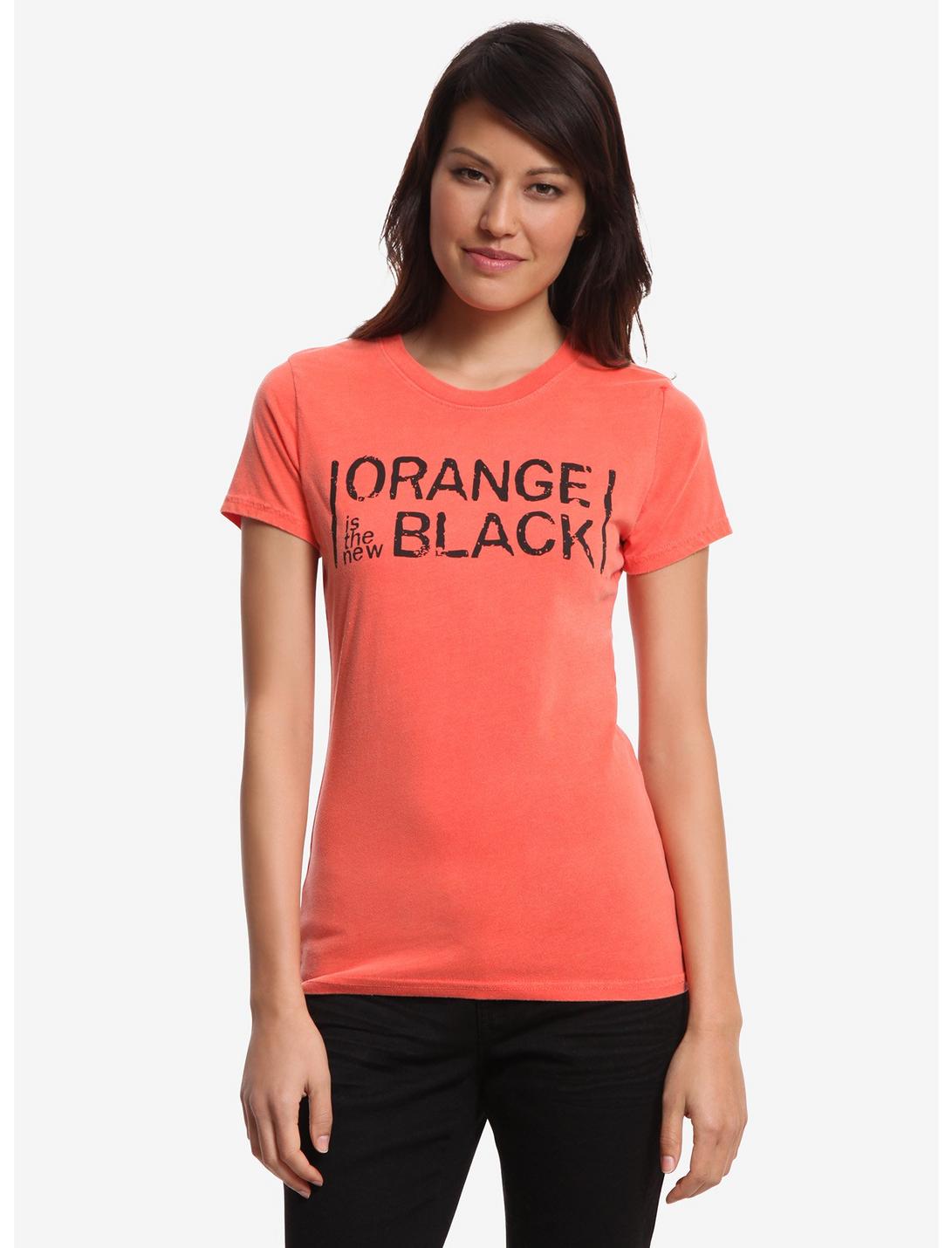 Orange Is The New Black Logo Womens T-Shirt, ORANGE, hi-res