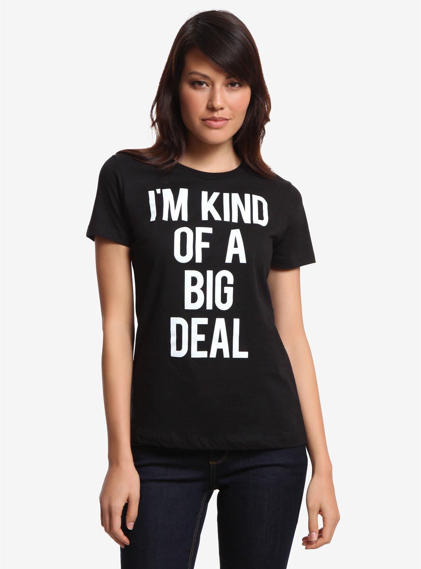 Anchorman I&rsquo;m Kind Of A Big Deal Womens Tee, BLACK, hi-res