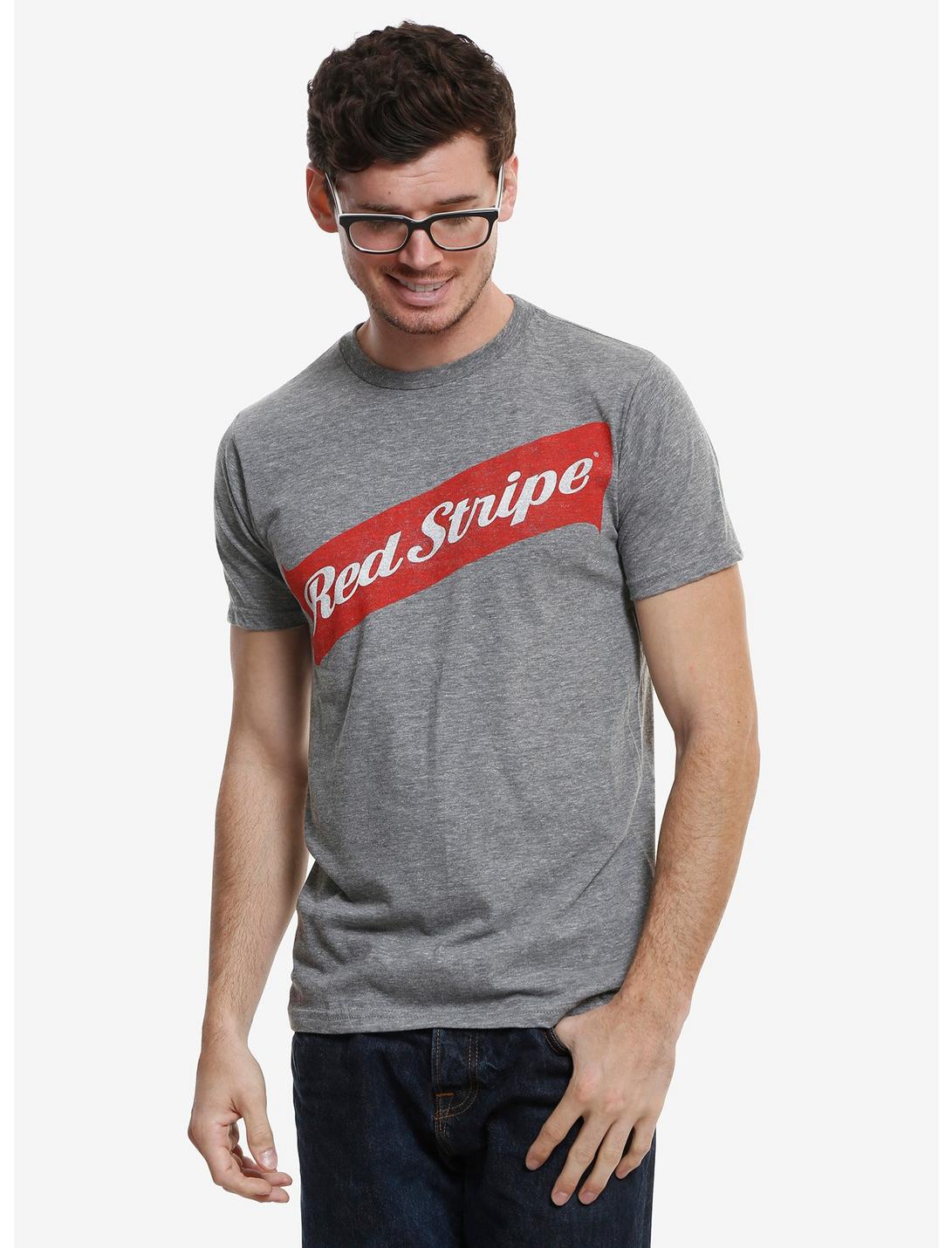 Red Stripe Logo T-Shirt, MULTI, hi-res