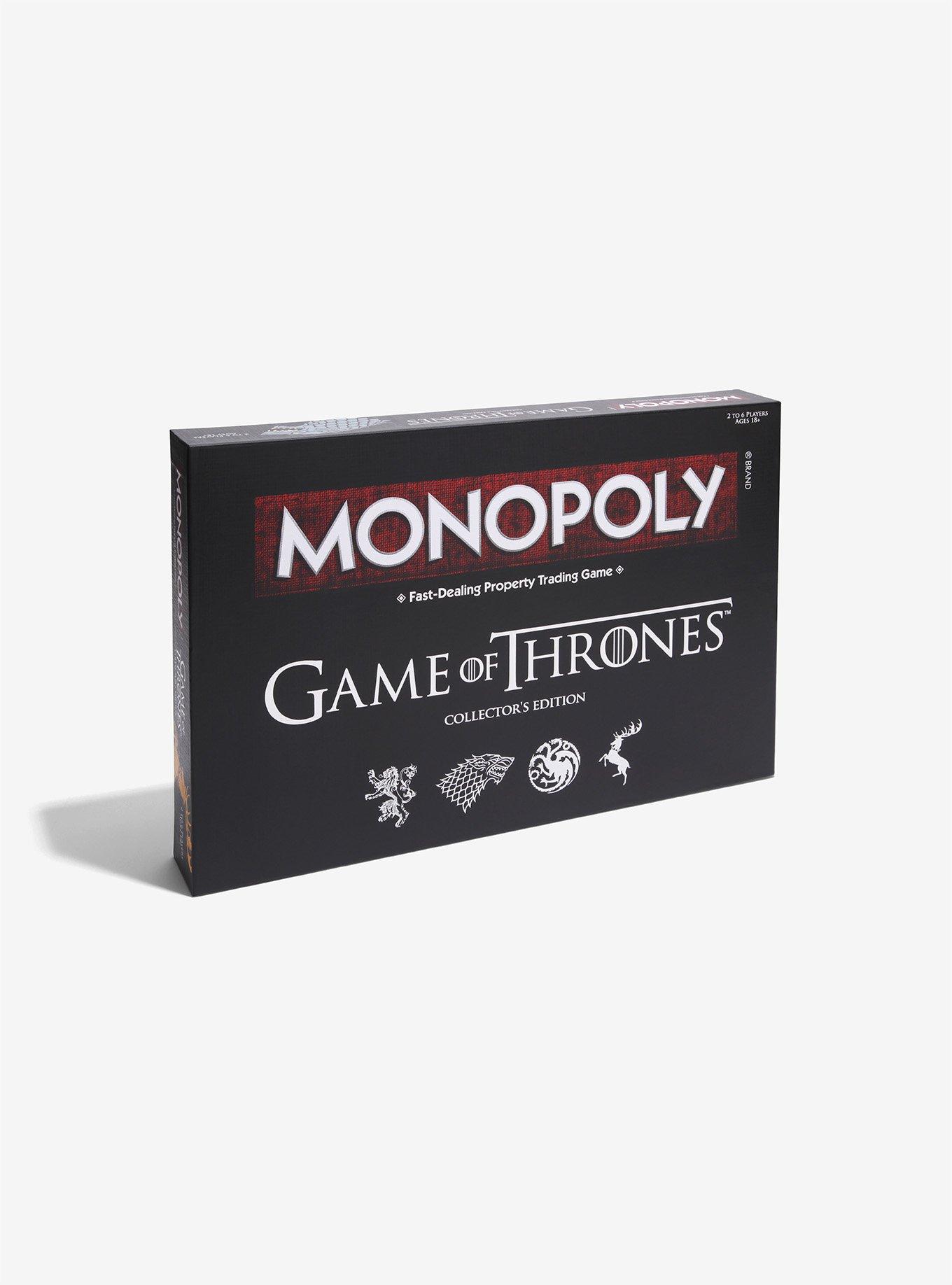 Game Of Thrones Collector's Edition Monopoly Board Game | BoxLunch