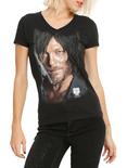 The Walking Dead Hide Behind Daryl Girls T-Shirt, BLACK, hi-res