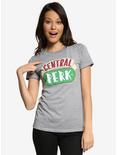 Friends Central Perk Logo Womens Tee, GREY, hi-res