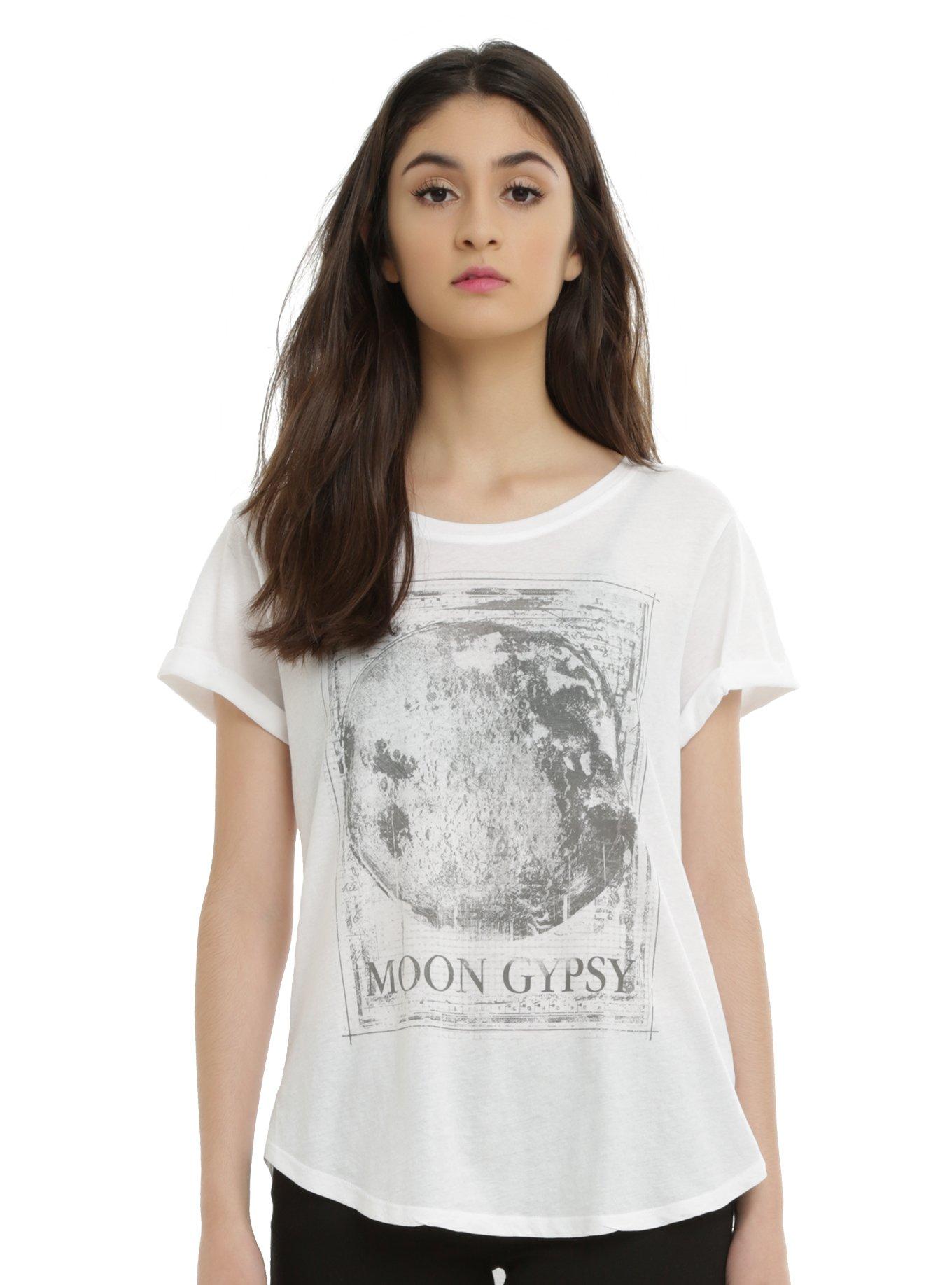 Moon Gypsy Rolled Sleeve T-Shirt | Hot Topic