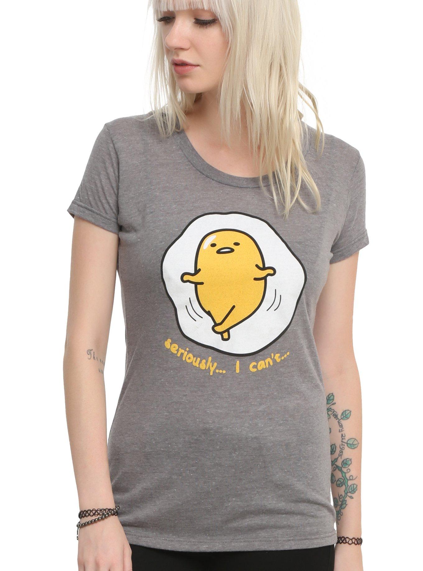 Gudetama Dance Girls T-Shirt, GREY, hi-res