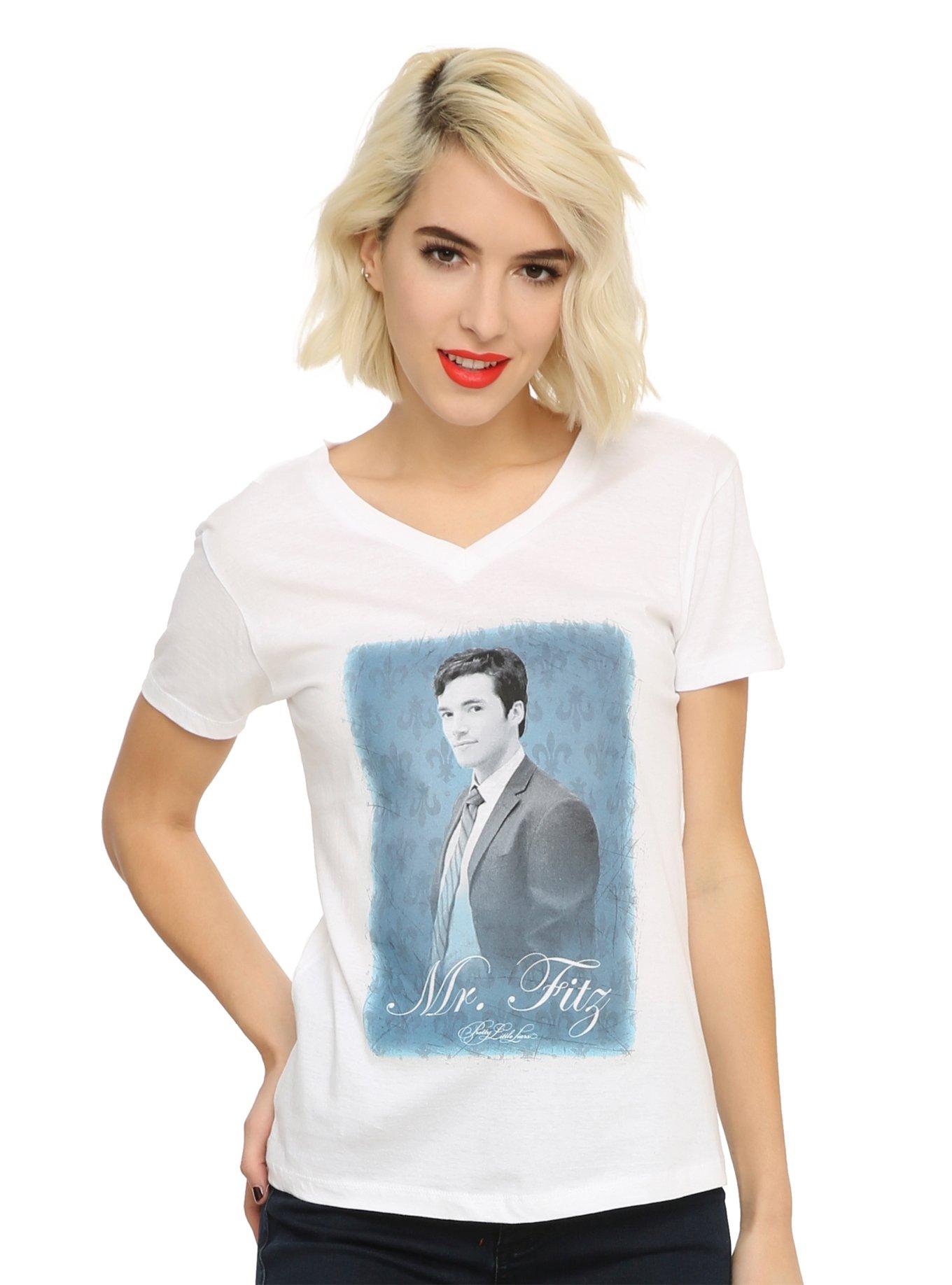 Pretty Little Liars Mr. Fitz Girls T-Shirt, WHITE, hi-res