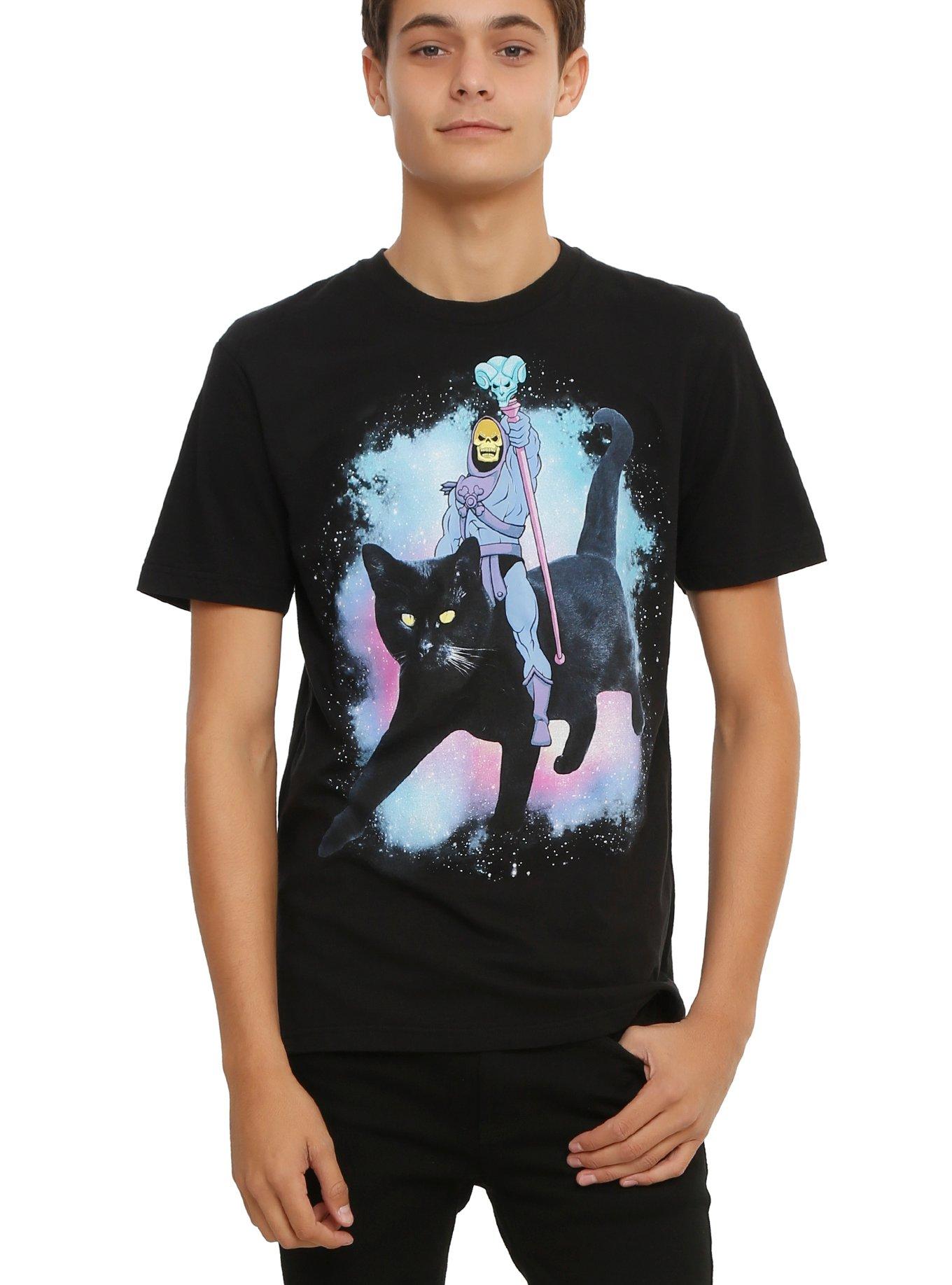 Masters Of The Universe Skeletor Cat T-Shirt, BLACK, hi-res