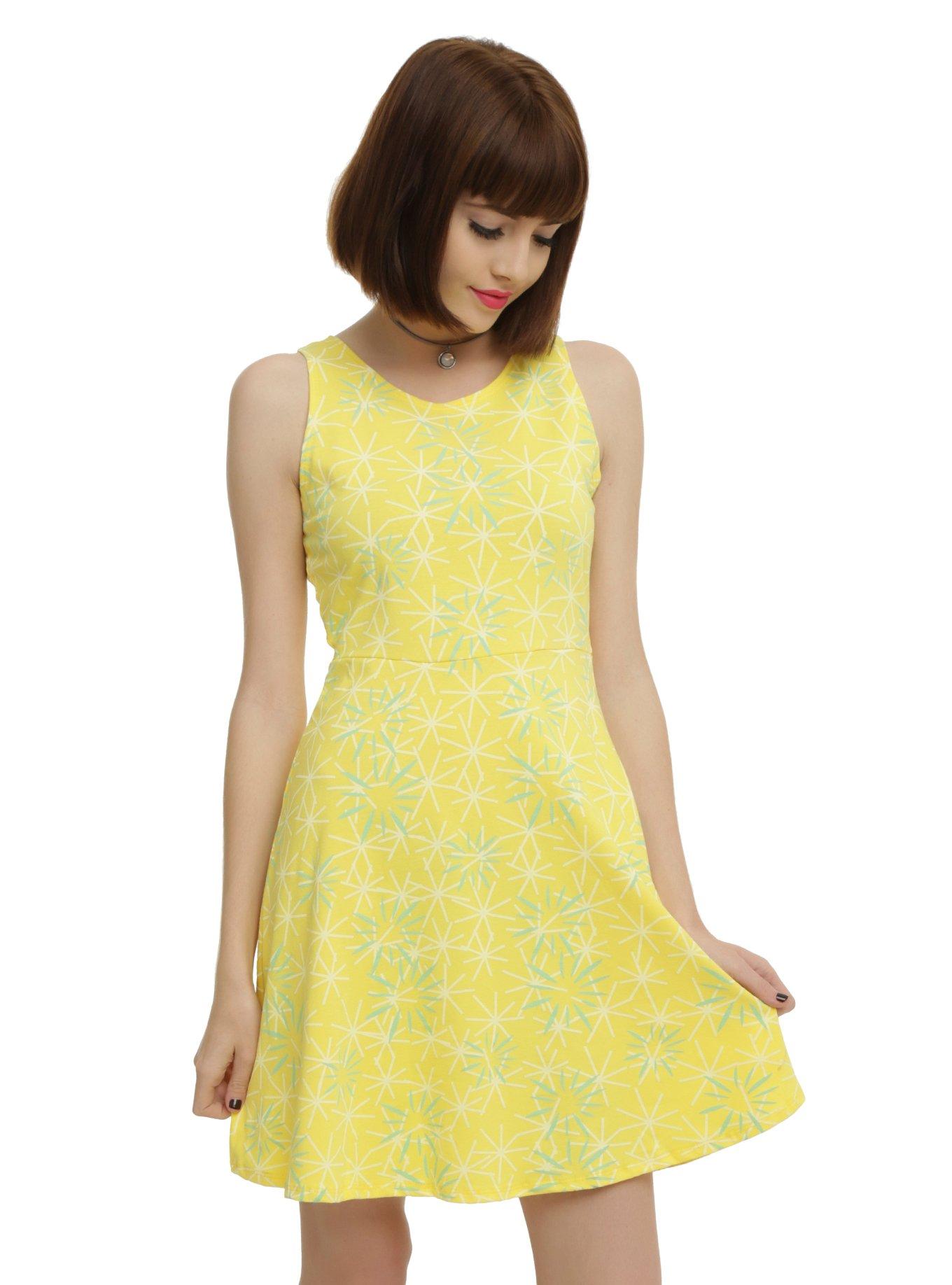 Disney Inside Out Joy Cosplay Dress, YELLOW, hi-res