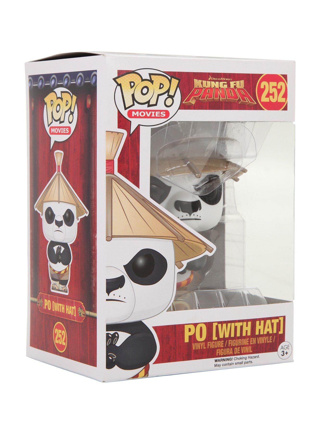 Funko Kung Fu Panda Pop! Movies Po (With Hat) Vinyl Figure, , hi-res