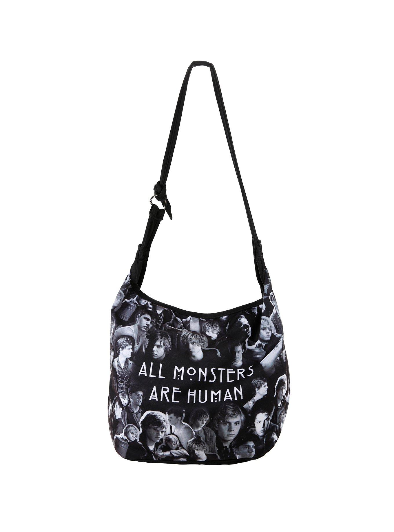 American Horror Story All Monsters Are Human Hobo Bag, , hi-res