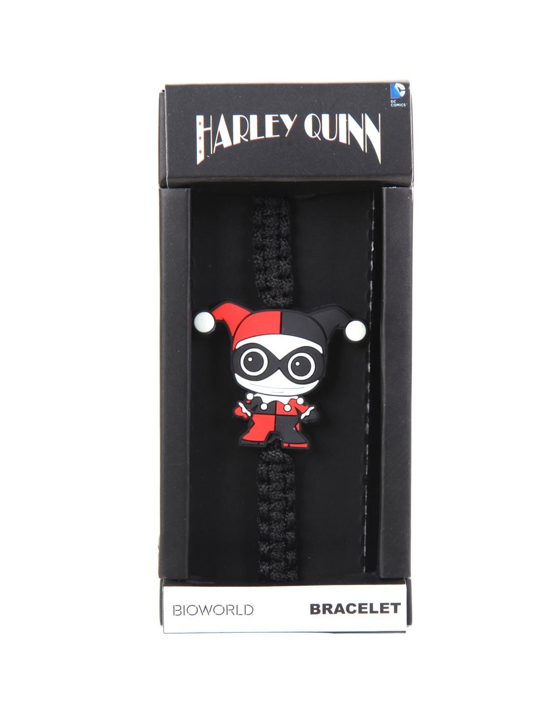 DC Comics Harley Quinn Kawaii Cord Bracelet, , hi-res