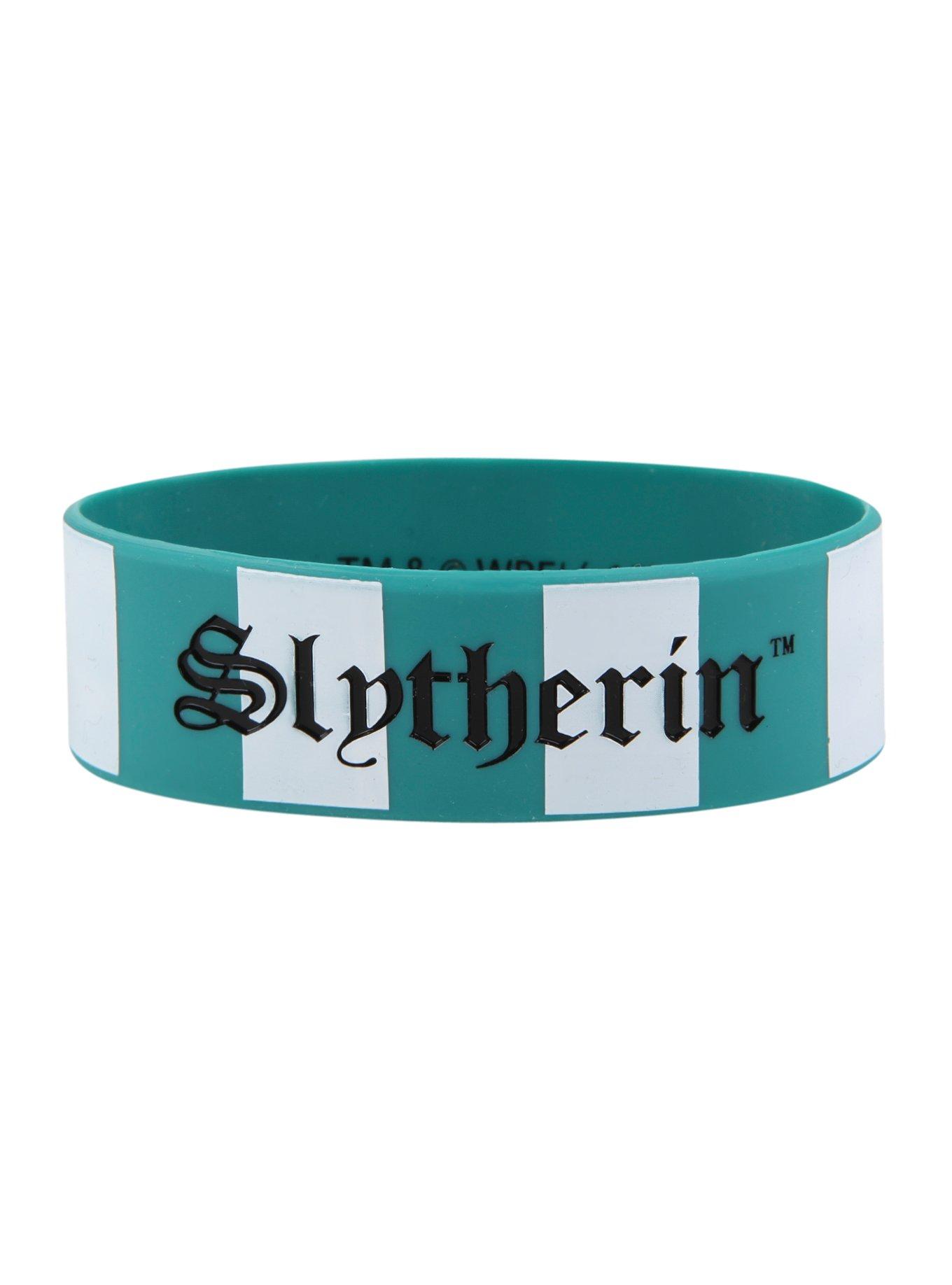 Harry Potter Slytherin Rubber Bracelet, , hi-res