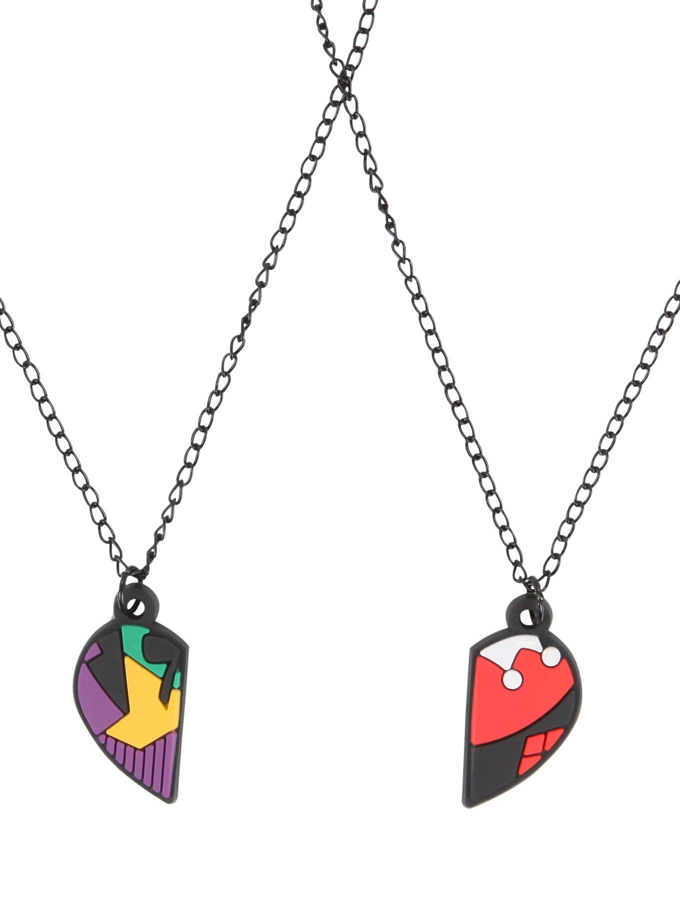 DC Comics The Joker & Harley Quinn BFF Necklace Set, , hi-res