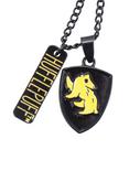 Harry Potter Hufflepuff Charm Necklace, , hi-res