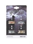 Harry Potter Houses Ring Set, , hi-res