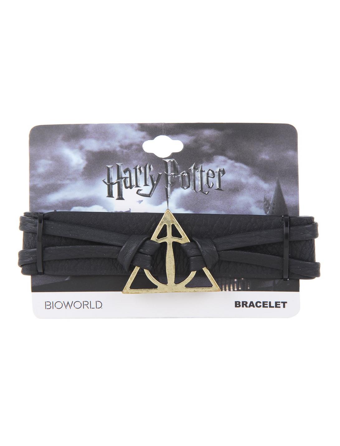 Harry Potter Deathly Hallows Snap Bracelet, , hi-res