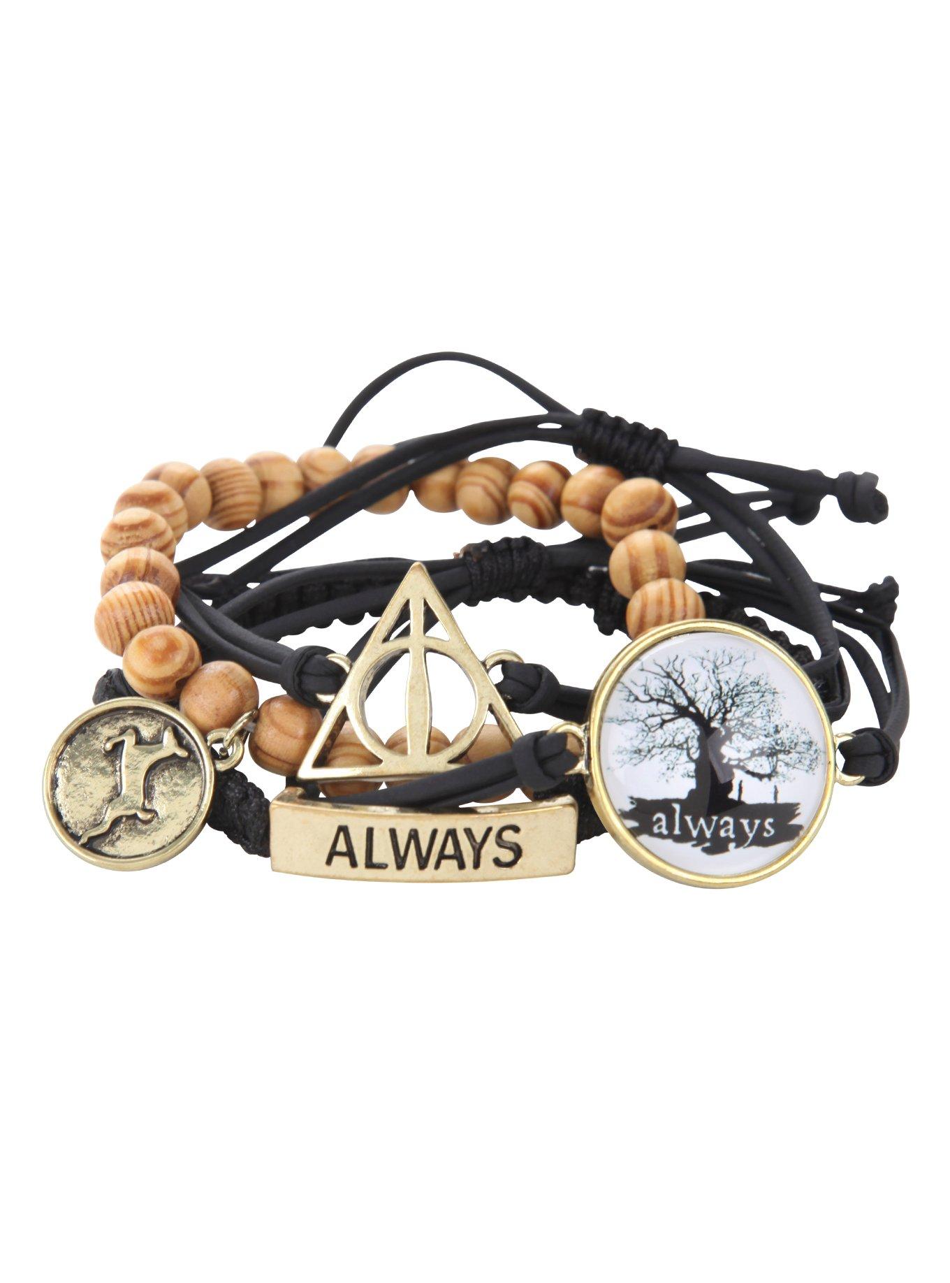 Harry Potter Deathly Hallows Bracelet Set, , hi-res