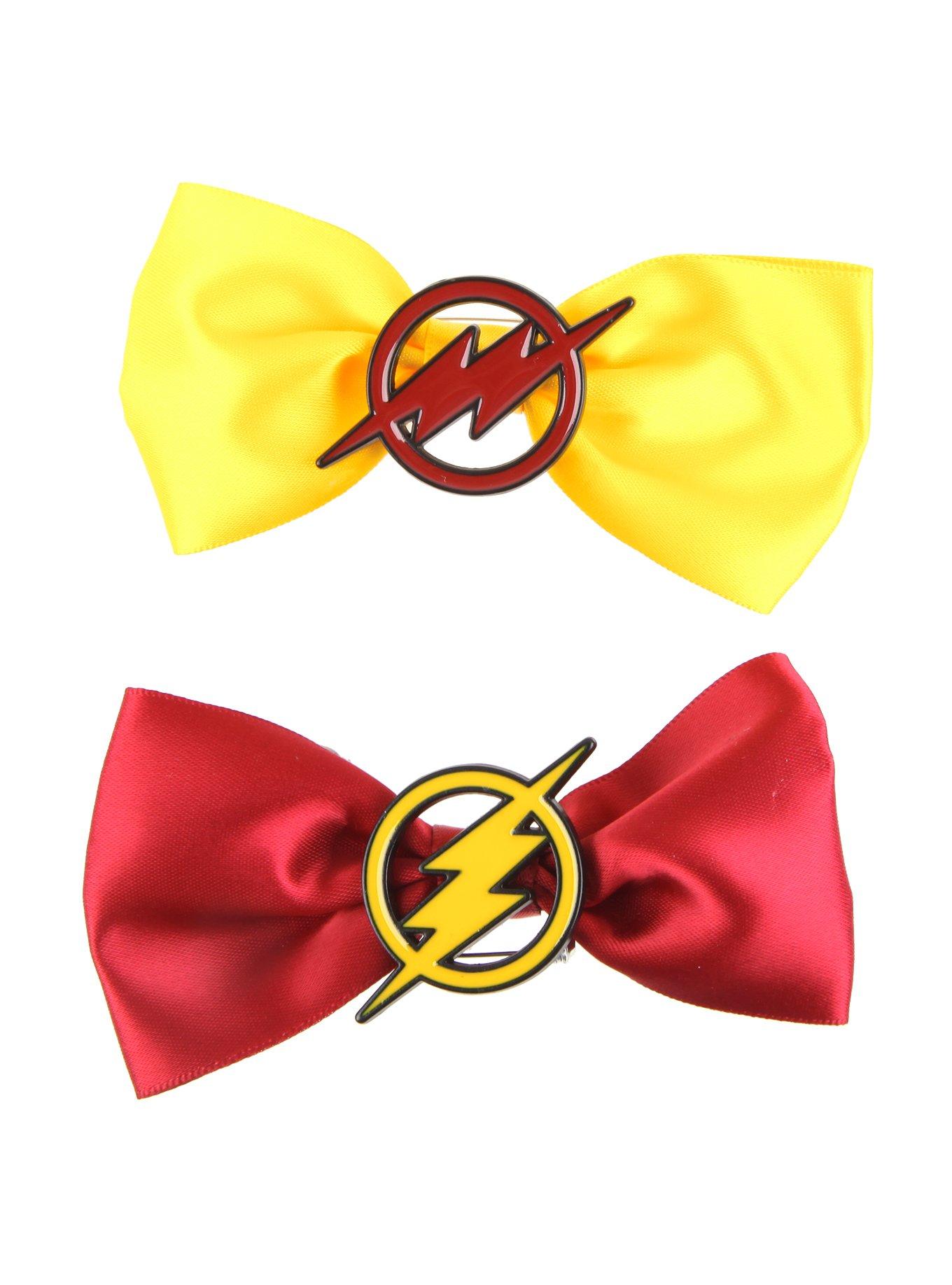 DC Comics The Flash Cosplay Hair Bow 2 Pack, , hi-res