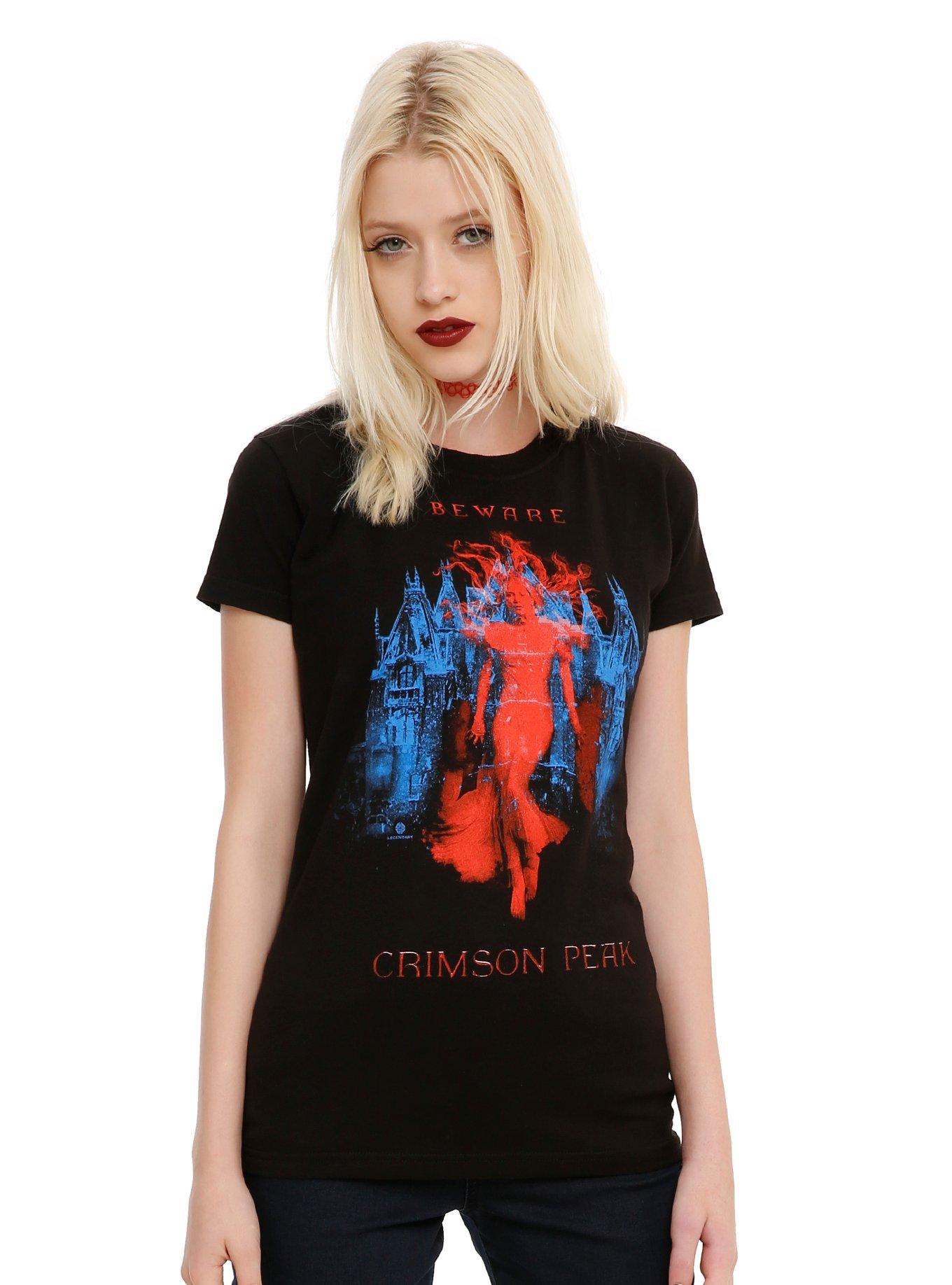 Crimson Peak Movie Poster Girls T-Shirt, BLACK, hi-res